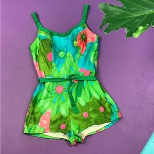 Vintage 50s Hawaiian Bathing Suit